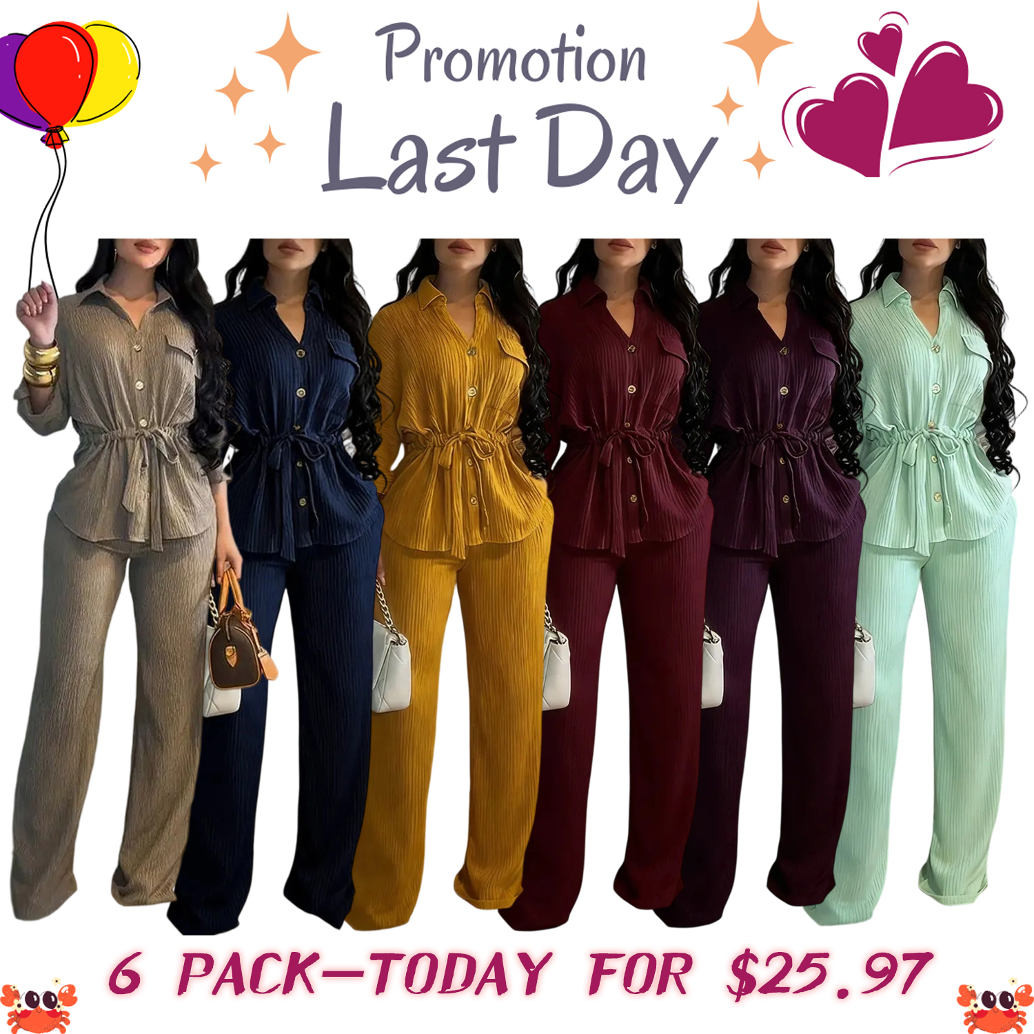 ⚡FINAL SALE⚡-Women's Retro-Style Two-Piece Commuter Suit