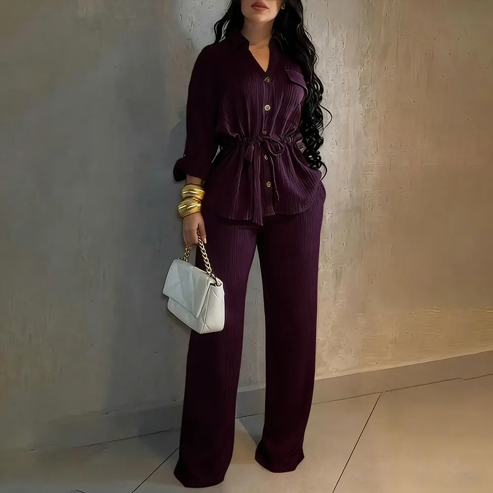 ⚡FINAL SALE⚡-Women's Retro-Style Two-Piece Commuter Suit