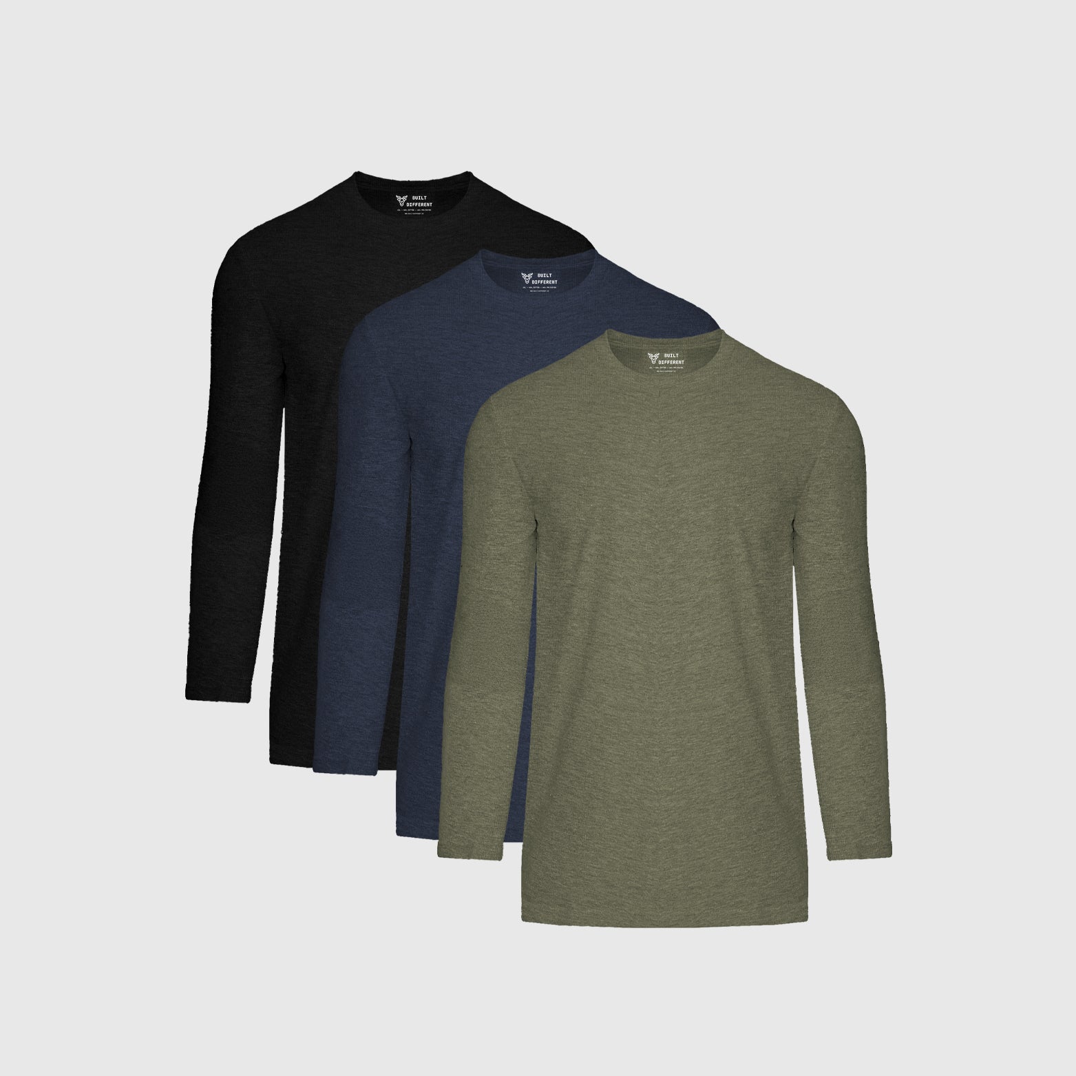 Tall Colour Long Sleeve 3-Pack