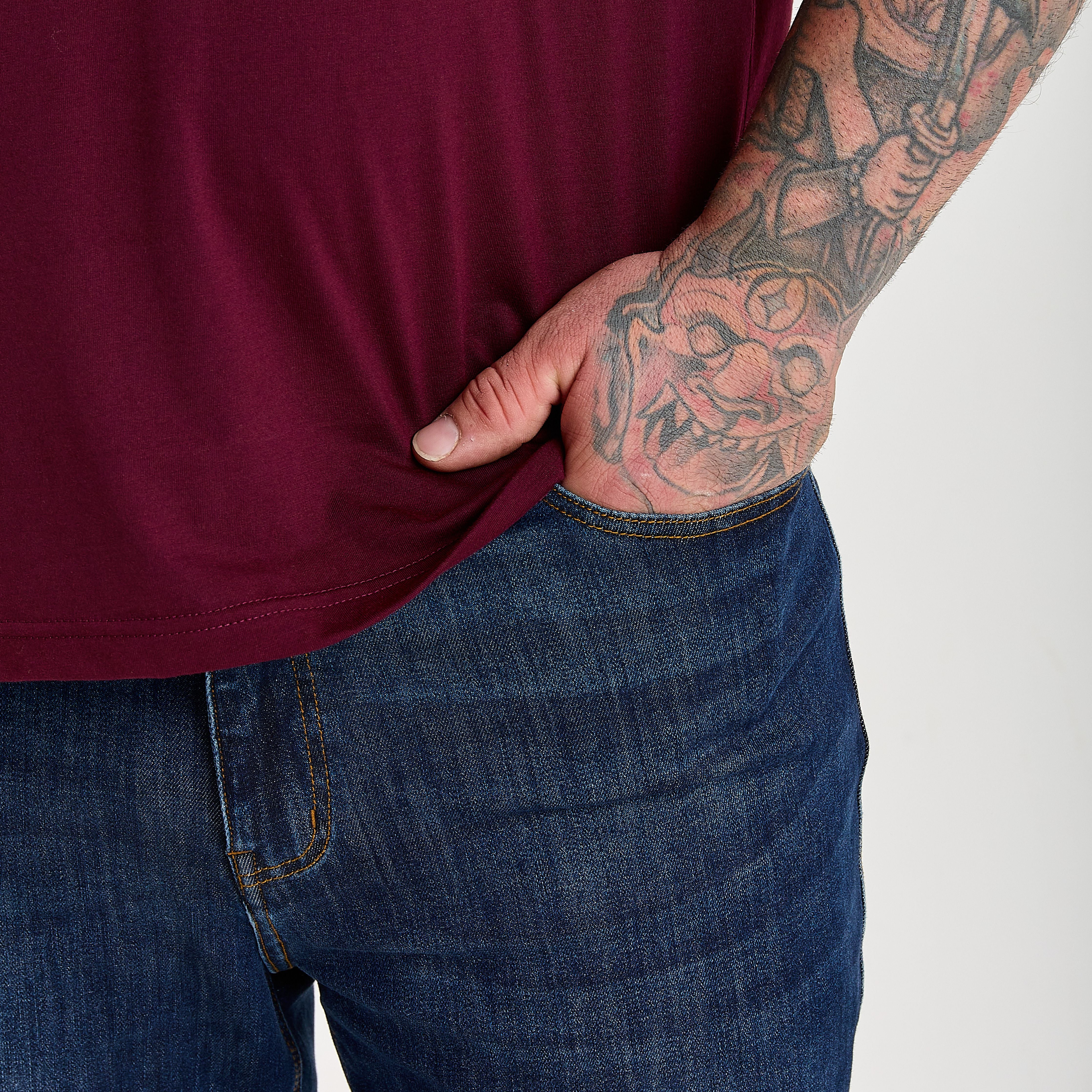 Dark Blue Comfort Jeans