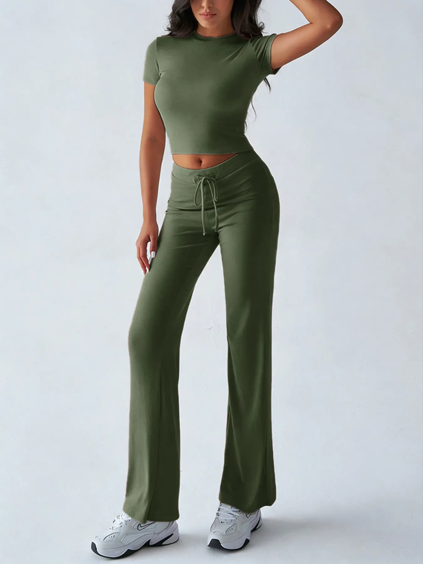 ⚡FINAL SALE⚡Women's Solid Modal Loungewear Two-Piece Pajama Set