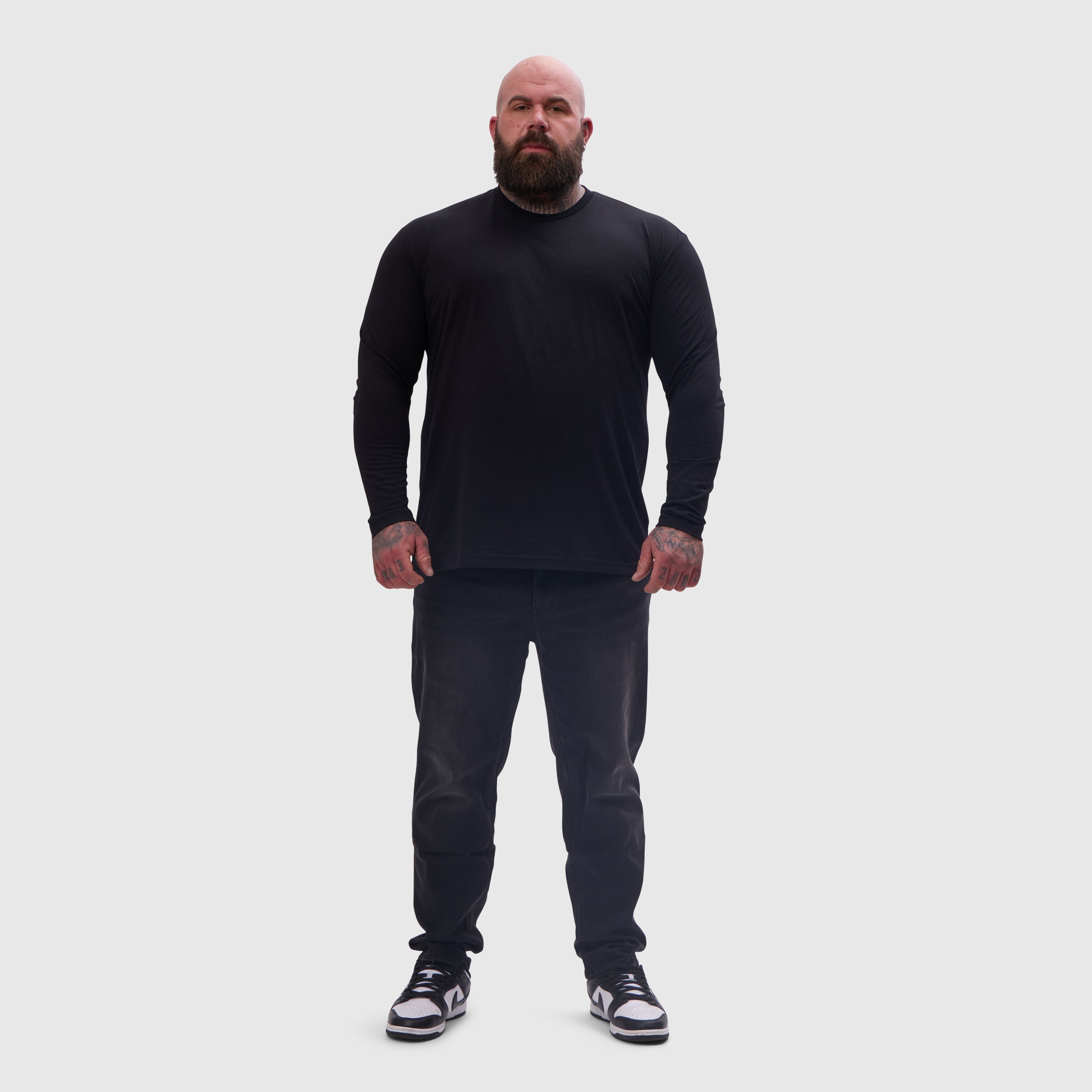 Black Long Sleeve 3-Pack