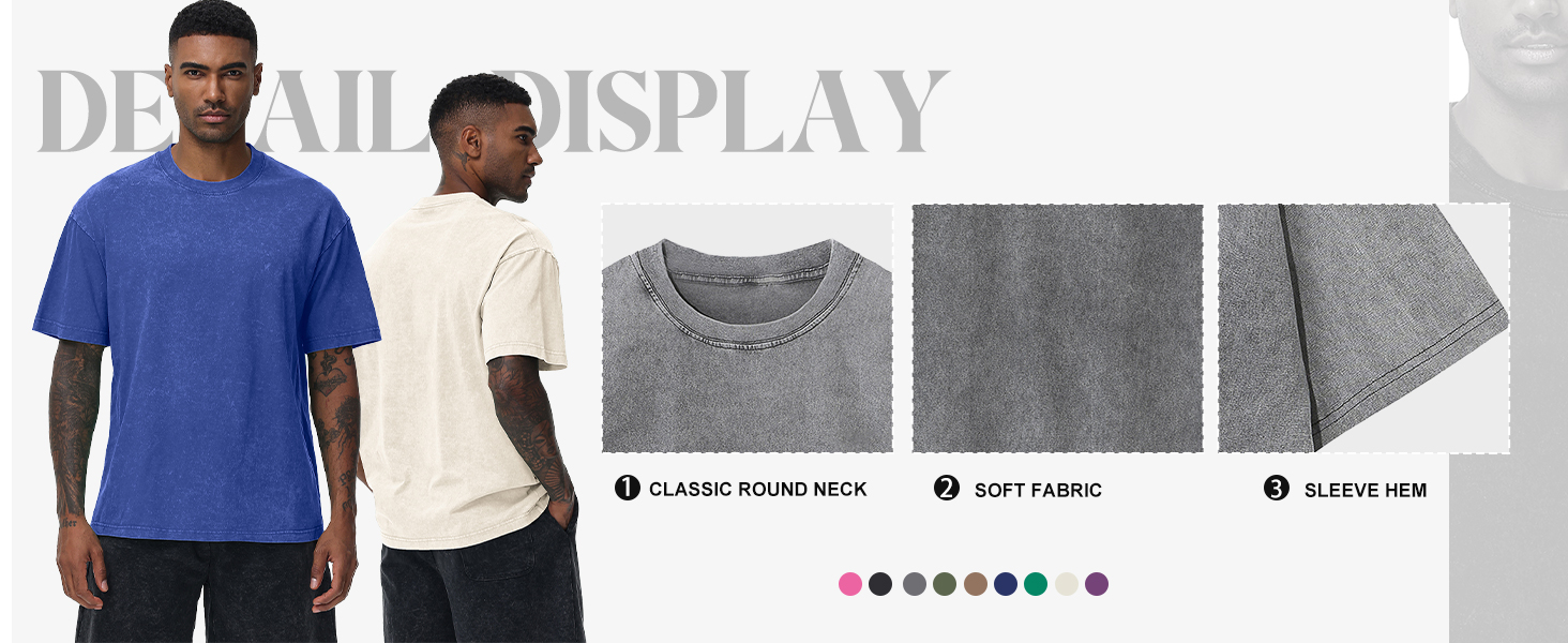 Men‘s Oversized Cotton T-Shirts