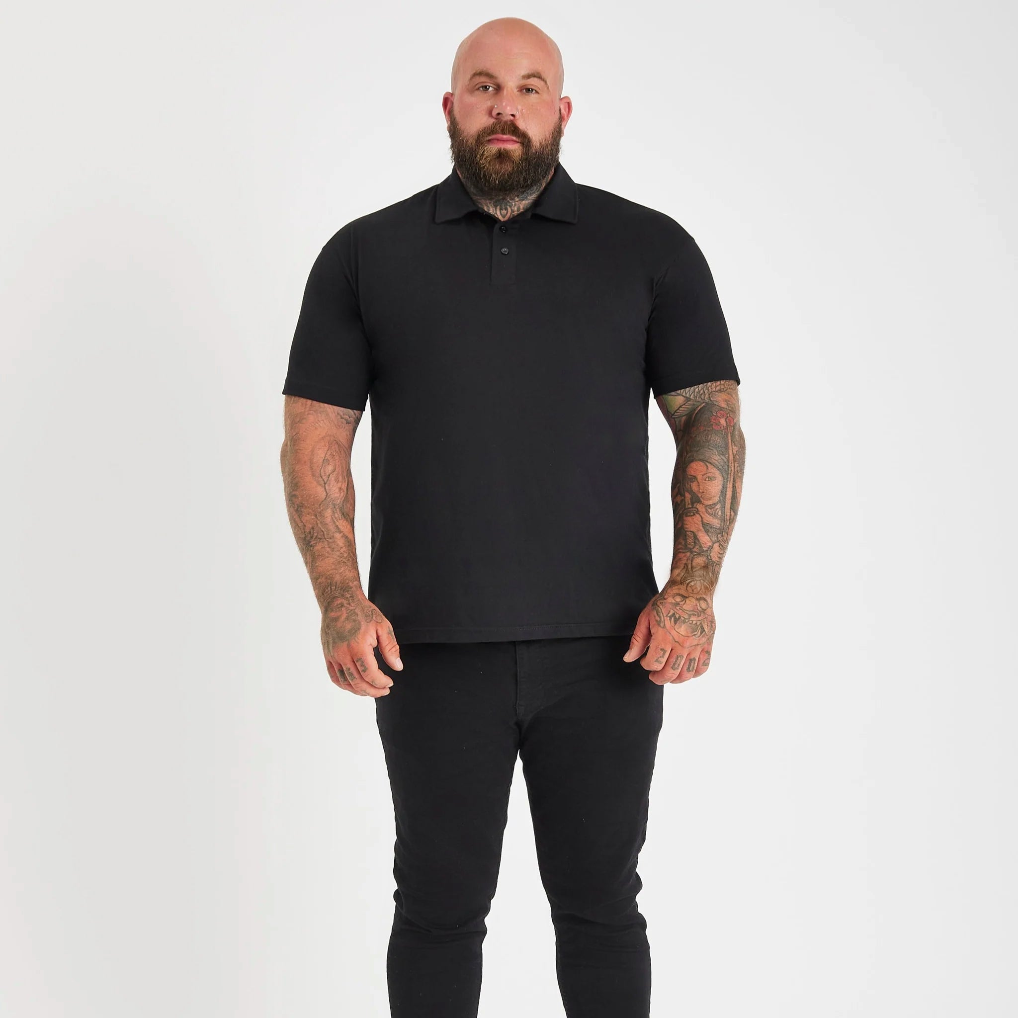 All-Black Polo 3-Pack
