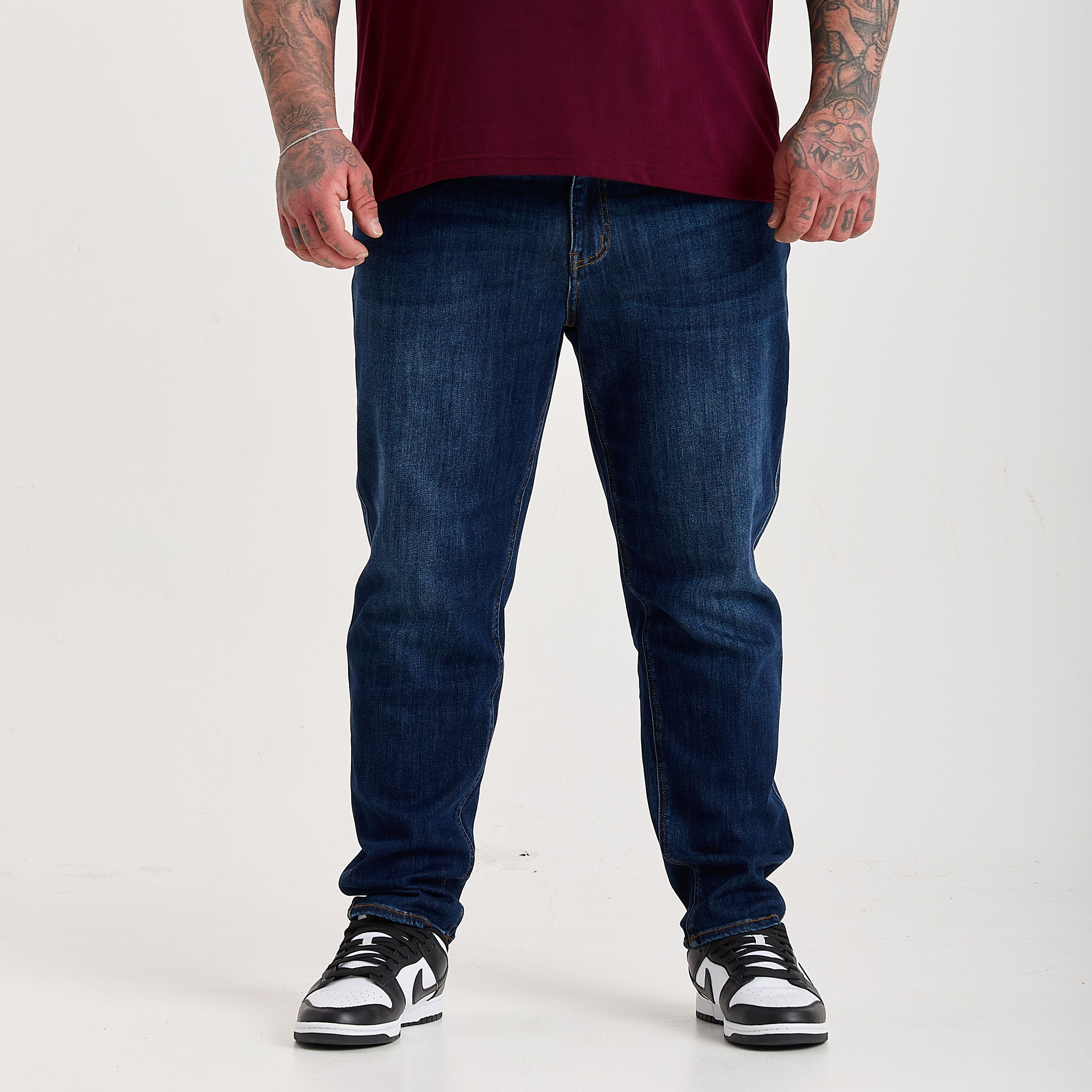 Dark Blue Comfort Jeans