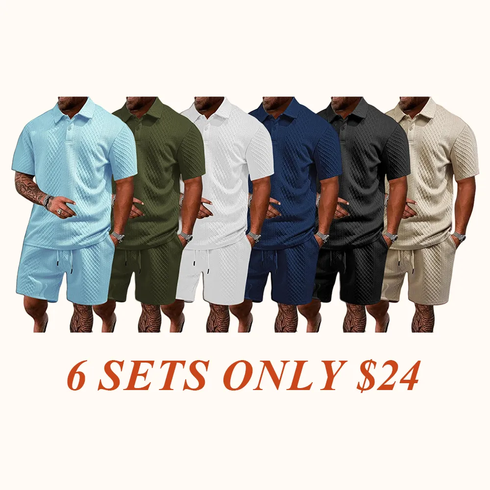 🔥Limited Time Sale-2026 Trending Men's Polo & Shorts Set – Breathable Summer Outfit