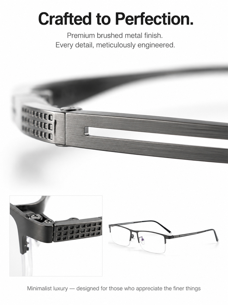 👍Ultra-Light Titanium Smart Progressive Readers: Auto-Focus & Photochromic Lenses