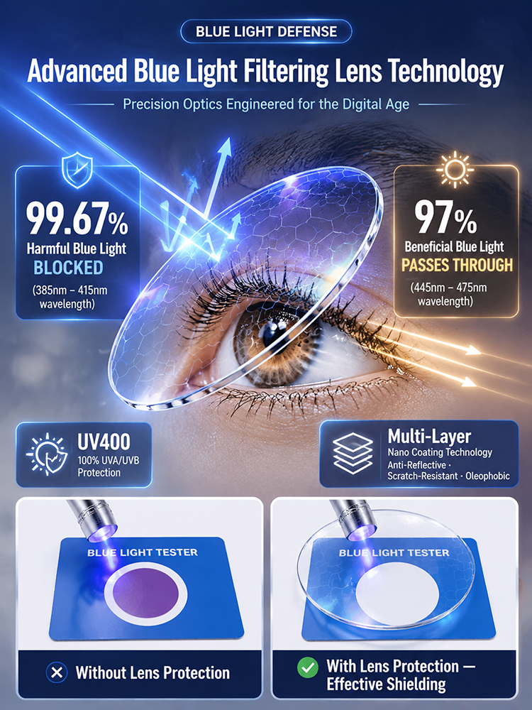 👍Ultra-Light Titanium Smart Progressive Readers: Auto-Focus & Photochromic Lenses