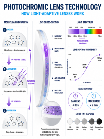 👍Ultra-Light Titanium Smart Progressive Readers: Auto-Focus & Photochromic Lenses