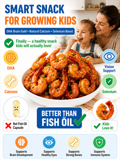  Wild‑Caught Alaskan Crispy Shrimp Snack | Non‑Fried Low‑Carb Seafood Treat