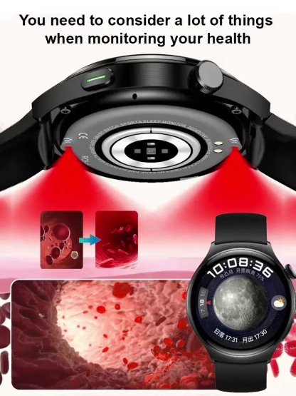 High-tech smartwatch | 8 health metrics 24/7, 13 sports modes, IP7 200m water resistant | Only 1 hour at the lowest annual price!
