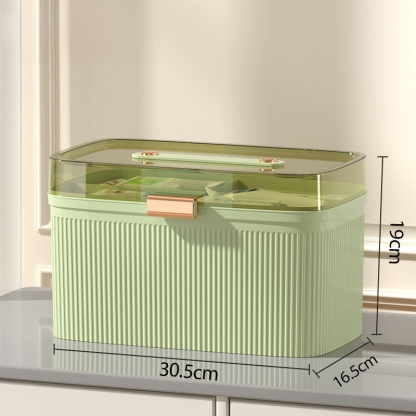 Large Capacity Multi-layer Medicine Box for Home Use