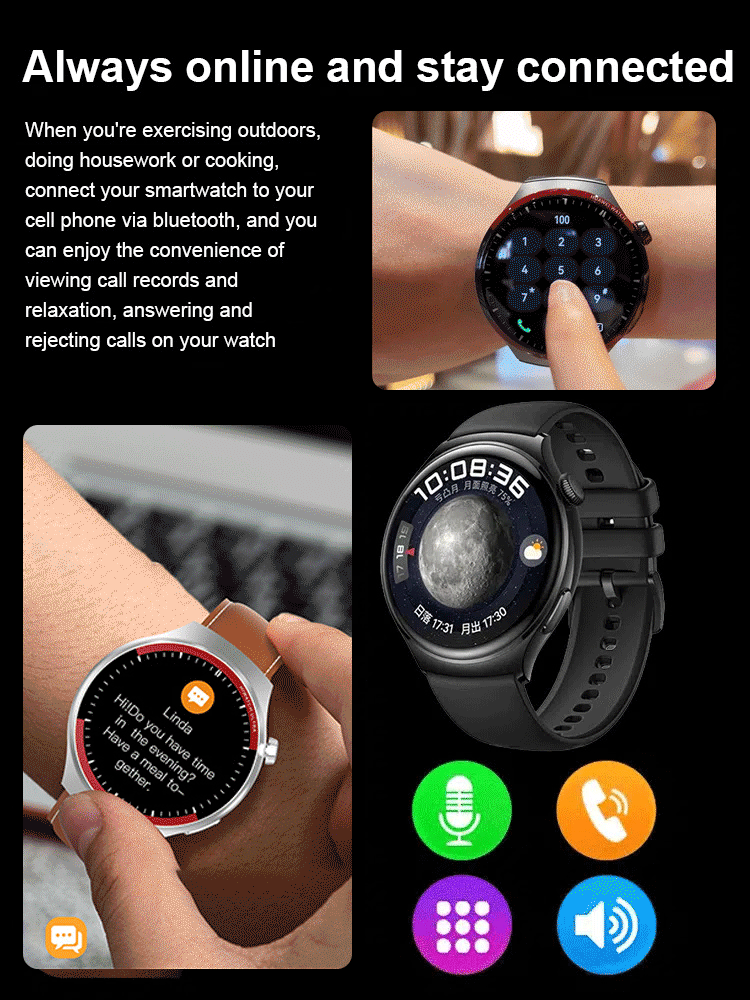 High-tech smartwatch | 8 health metrics 24/7, 13 sports modes, IP7 200m water resistant | Only 1 hour at the lowest annual price!