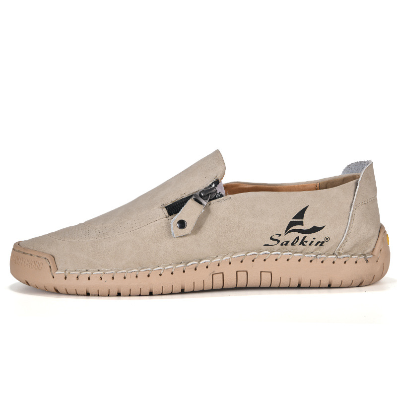 Last day 50% off 🔥⏱️Christmas sale⏱️🔥Men's genuine calfskin slip-on loafers-Comfort & Reliable