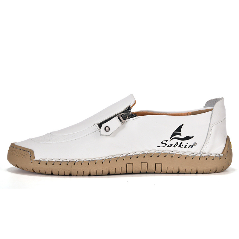 Last day 50% off 🔥⏱️Christmas sale⏱️🔥Men's genuine calfskin slip-on loafers-Comfort & Reliable