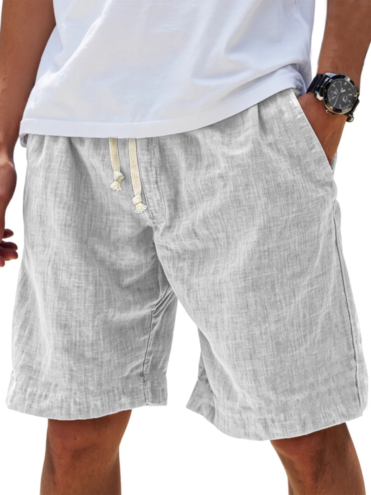 Men Can’t Get Enough of These Cozy Linen Shorts-Comfort & Reliable