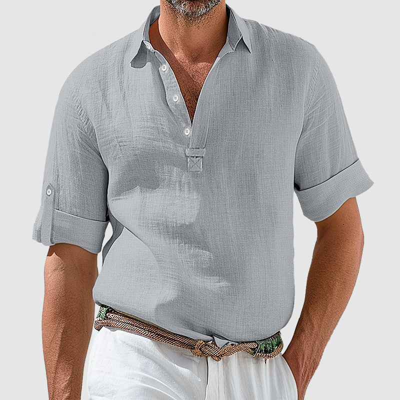 Men's Premium Everyday Cotton Linen Shirt-Comfort & Reliable