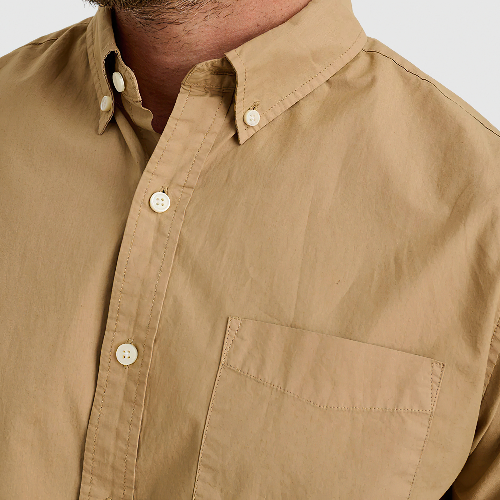 Men's combed cotton anti-wrinkle shirt-Comfort & Reliable