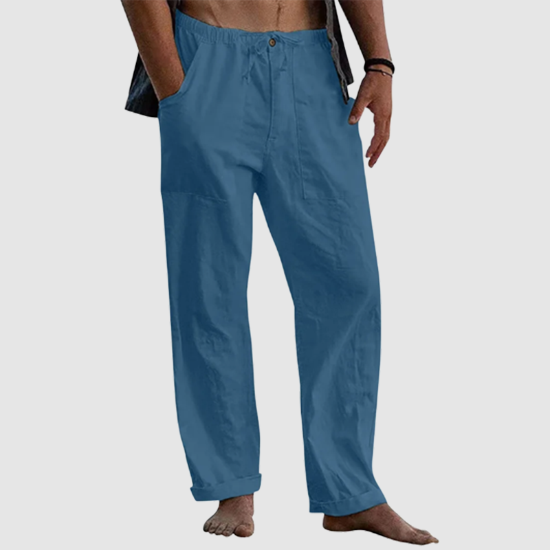 Men's linen beach casual loose-fitting pants-Comfort & Reliable