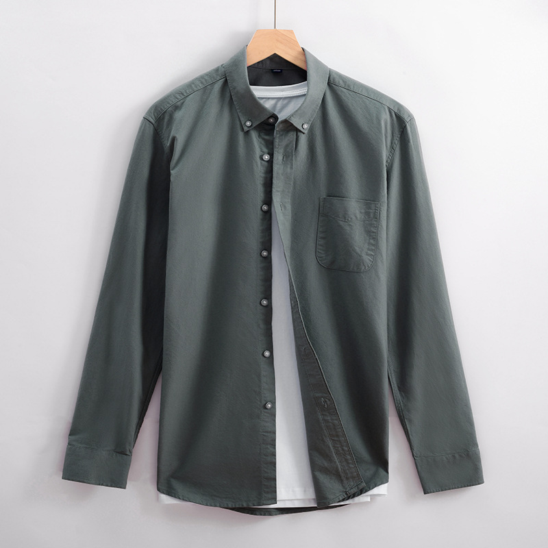 Men's cotton anti-wrinkle casual shirt-Comfort & Reliable