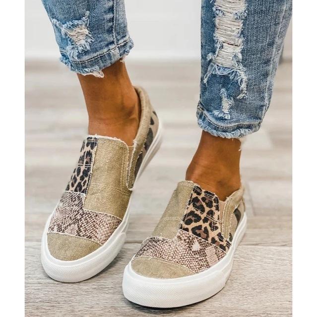 Flat bottomed slacker casual canvas shoes-Comfort & Reliable