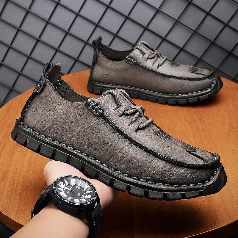 Handmade Men's sports non-slip soft-soled Cowhide leather shoes(Limited 70%off ⏰)-Comfort & Reliable