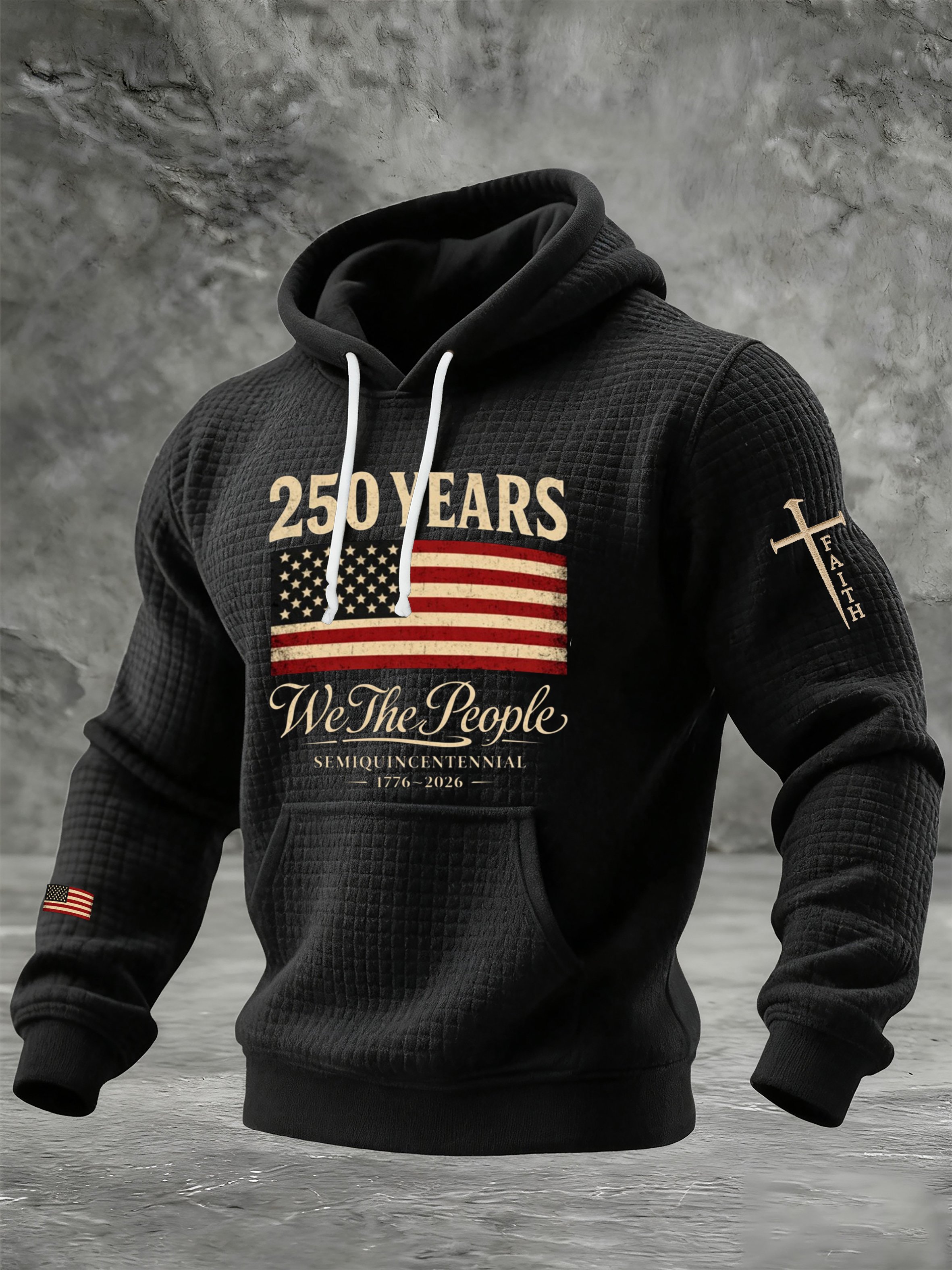 🎖️Men's Casual Printed Hooded Sweatshirt-Comfort & Reliable
