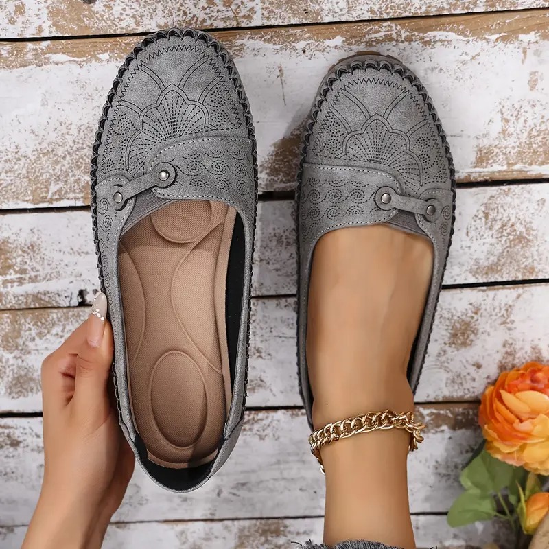 Women's Leather Soft-soled Non-slip Shoes-Comfort & Reliable
