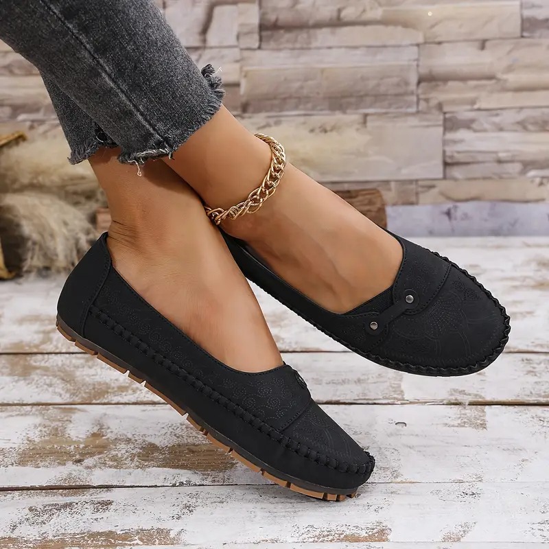 Women's Leather Soft-soled Non-slip Shoes-Comfort & Reliable