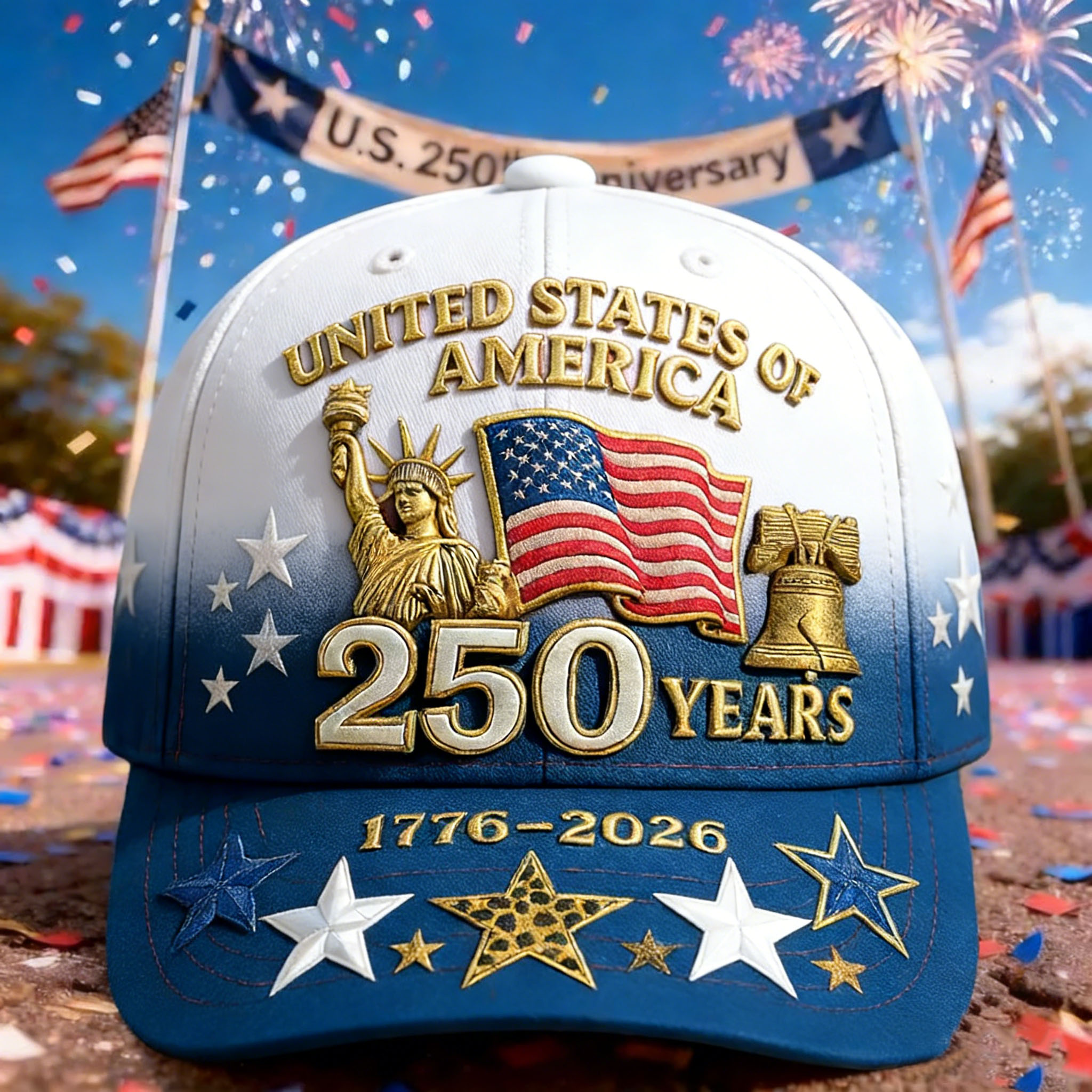 The United States Of America 250th Anniversary Cap-Comfort & Reliable