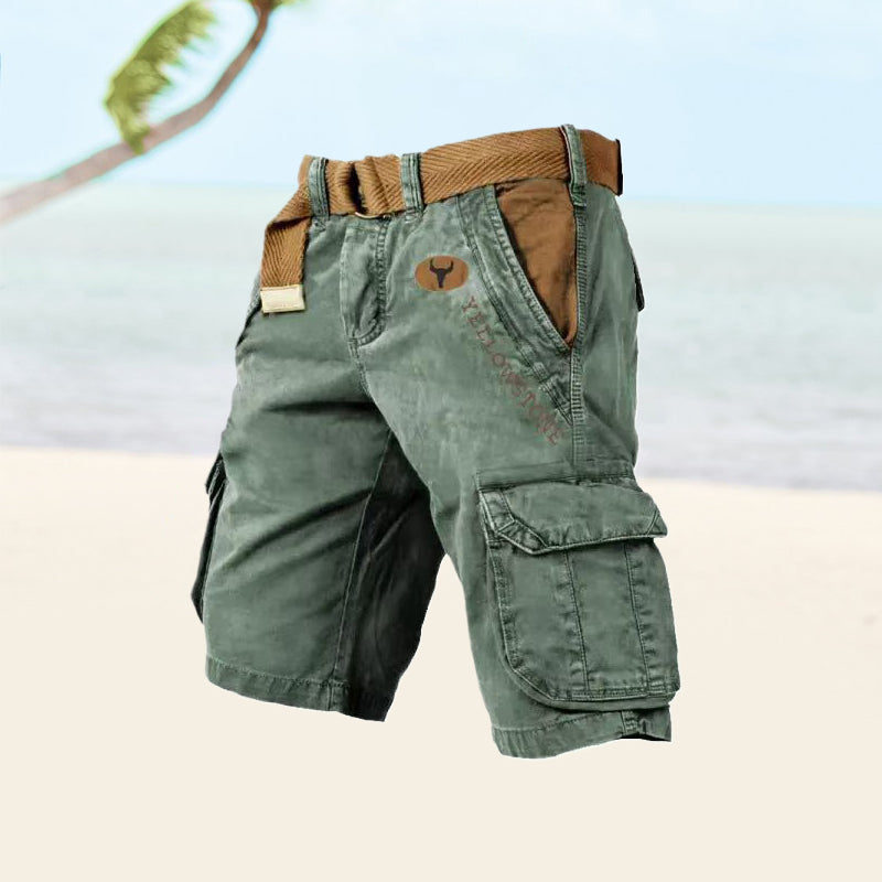 Men's multi-pocket shorts-Comfort & Reliable