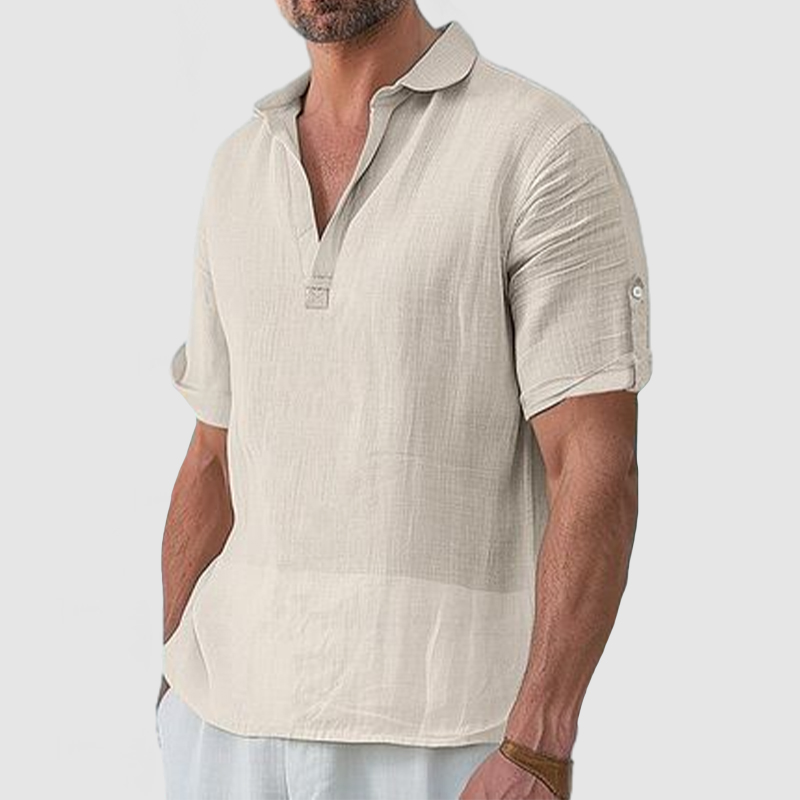 Men's Premium Everyday Cotton Linen Shirt-Comfort & Reliable