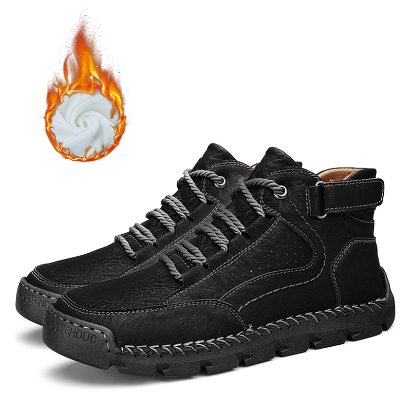 (🔥CLEARANCE SALE - 70% OFF) Men's Handcrafted Cowhide Shoes - Relieve Foot Pain-Comfort & Reliable