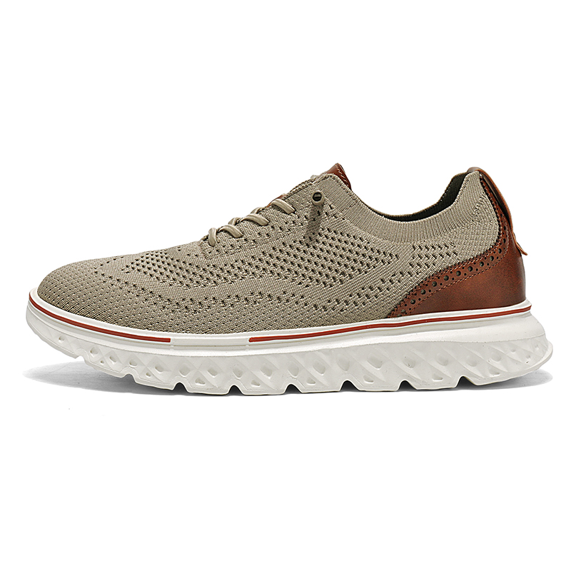 ⏰LAST DAY-70% OFF🛒Men's Hands Free Slip On Oxford Shoes – Ultra Comfortable knitted fabric shoes-Comfort & Reliable