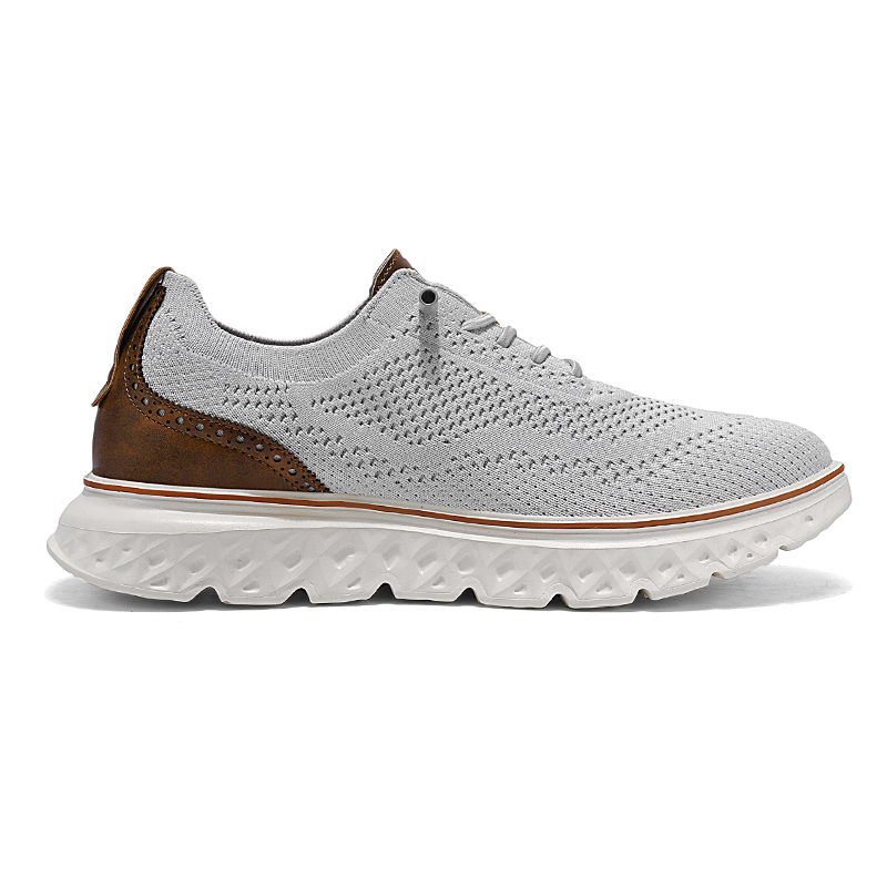 ⏰LAST DAY-70% OFF🛒Men's Hands Free Slip On Oxford Shoes – Ultra Comfortable knitted fabric shoes-Comfort & Reliable
