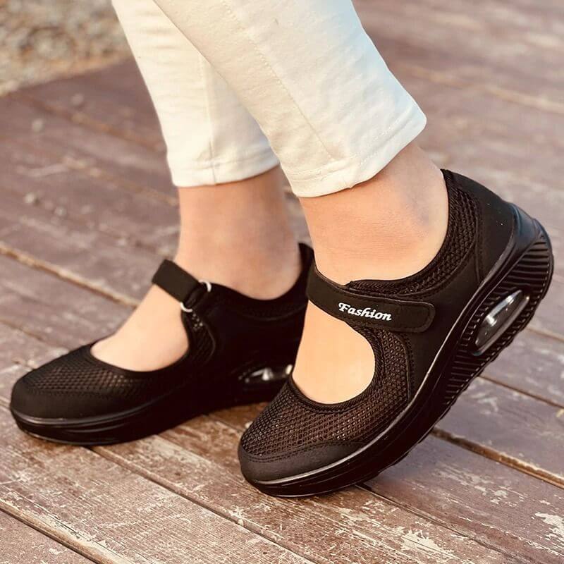 Fashionable Mesh Breathable Lightweight Women's Casual Sports Shoes-Comfort & Reliable