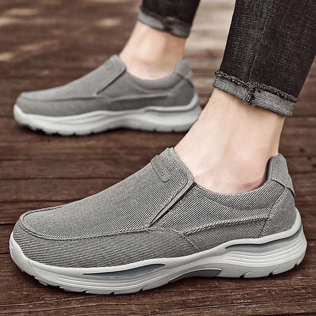 Men's Daily Canvas Wear Proof Orthopedic Walking Shoes🔥BUY 2 FOR FREE SHIPPING-Comfort & Reliable