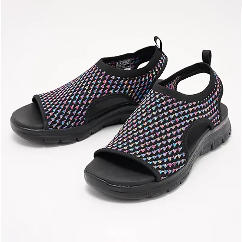 🔥LAST DAY 49% OFF -2025 Premium Elastic Mesh Knitted Orthotic Sandals-Comfort & Reliable