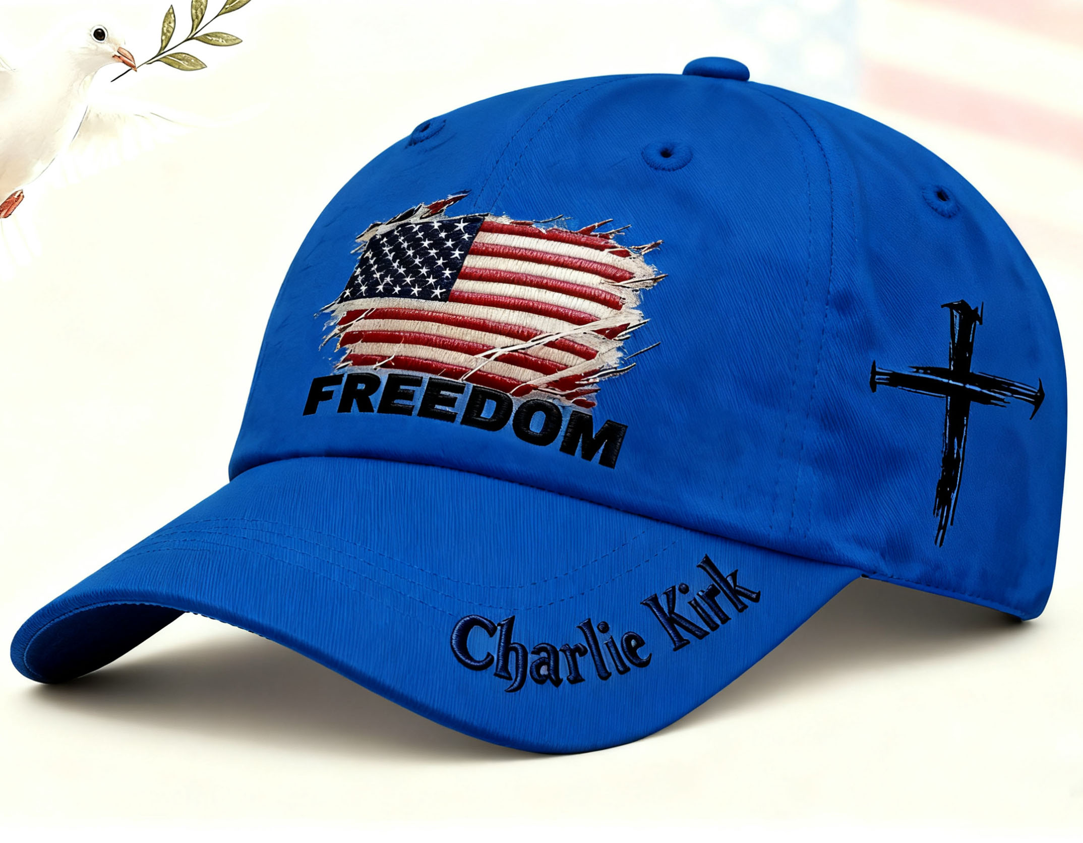 🔥LAST DAY 49% OFF - Liberty American flag print baseball cap-Comfort & Reliable