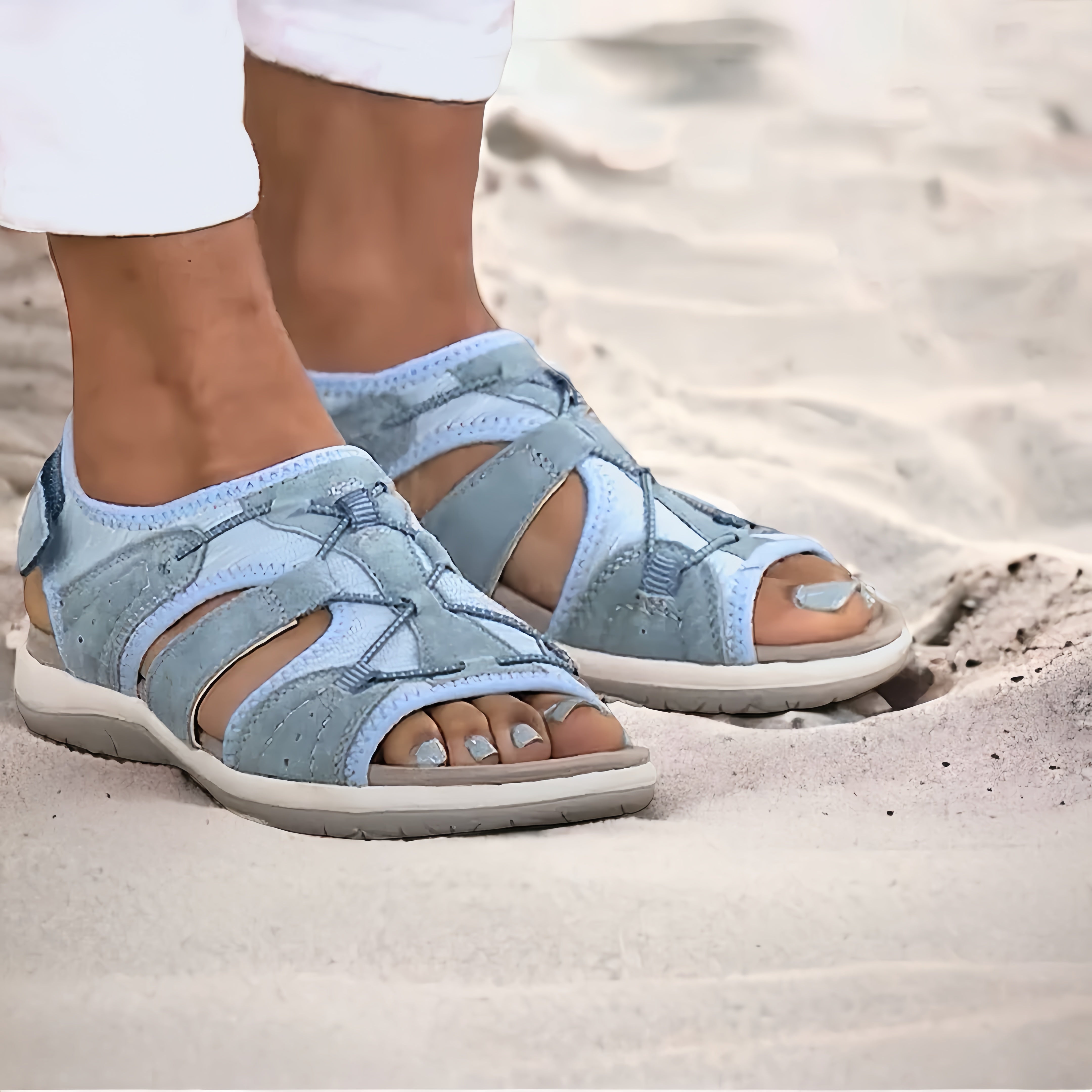Orthopedic Sandals, Finally Walk Without Foot Pain-Comfort & Reliable
