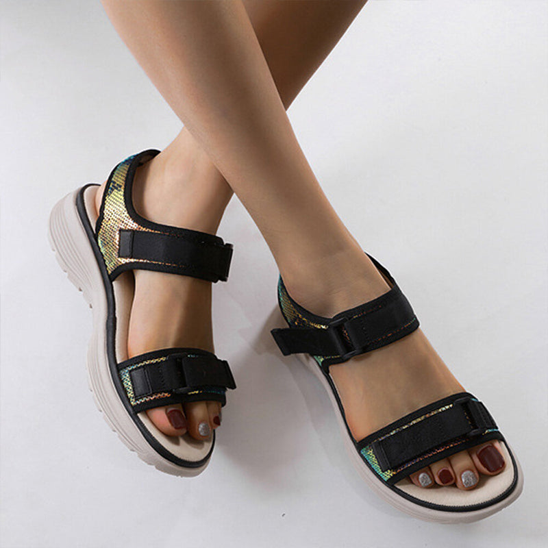 Women Opened Toe Wedges Sandals-Comfort & Reliable