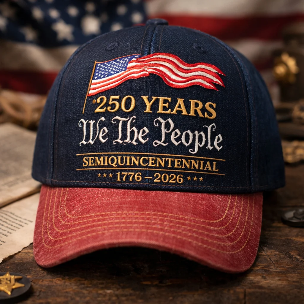 250th Anniversary of the United States Art Casual Printed Hat-Comfort & Reliable