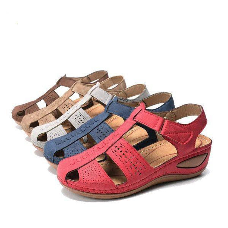 Women's Sandals Round Toe Wedge Sandals-Comfort & Reliable