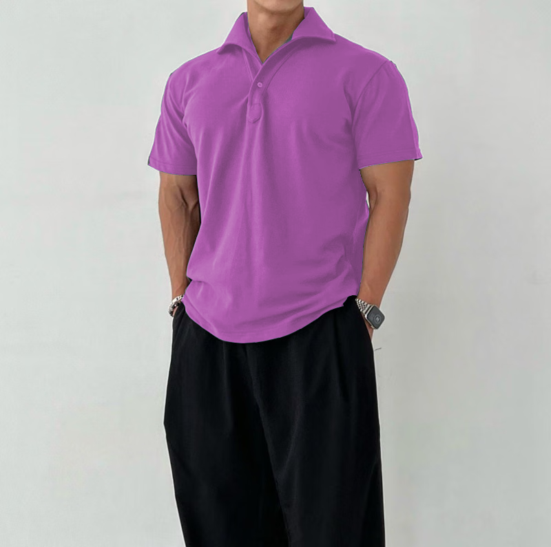 Gentlemans business Short Sleeve Fitness T Shirt-Comfort & Reliable