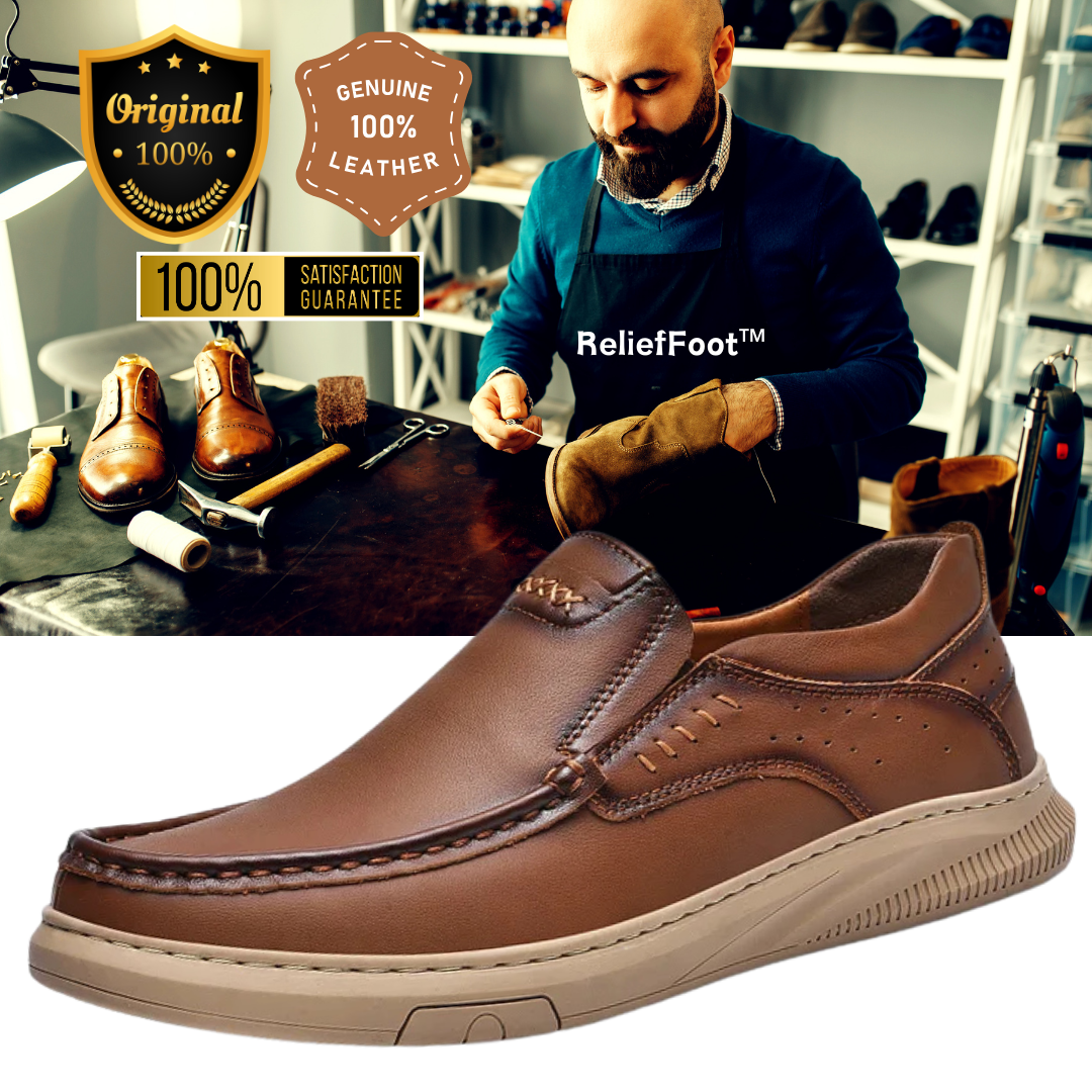 MerrfeetTM Handmade Men's non-slip soft-soled Cowhide leather loafs(Limited 70%off ⏰)-Comfort & Reliable