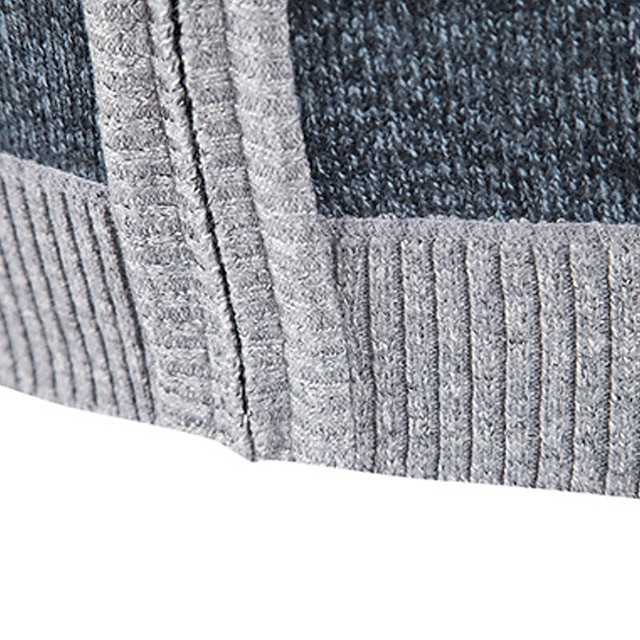 Men's Stand Collar Zipper Cashmere Jacket-Comfort & Reliable