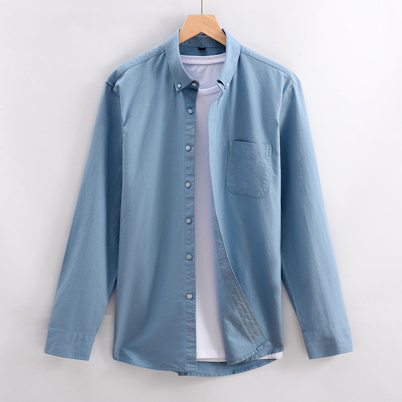 Men's cotton anti-wrinkle casual shirt-Comfort & Reliable
