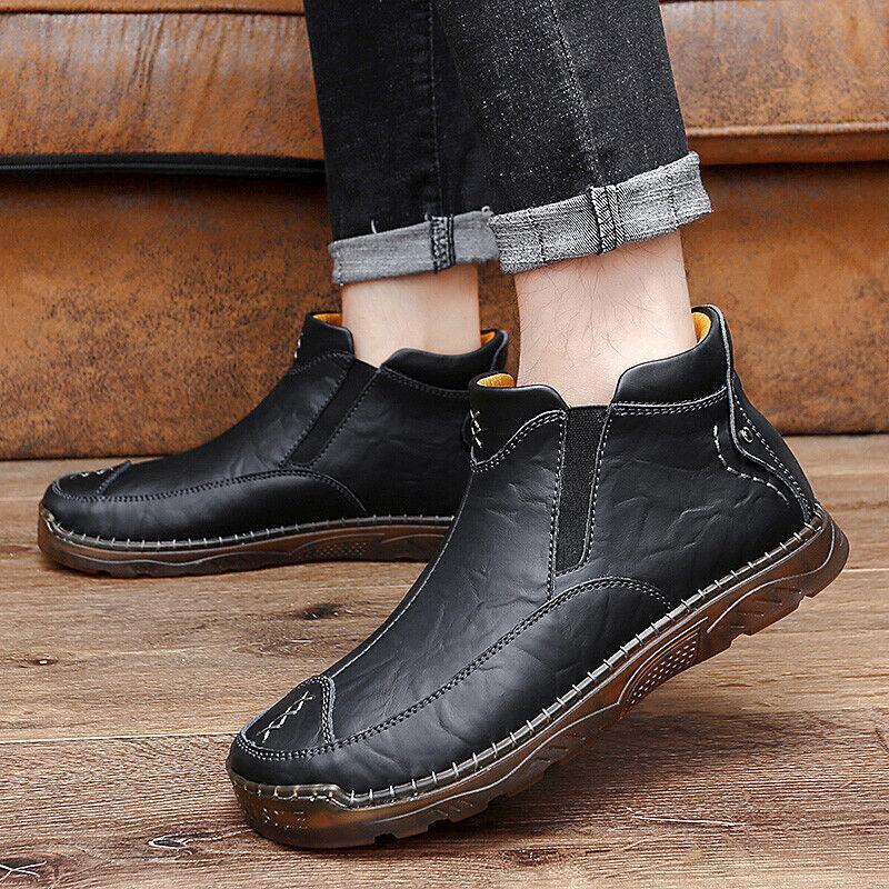 (🔥CLEARANCE SALE - 70% OFF)Men's Outdoor Casual Handmade Cowhide Boots-Comfort & Reliable
