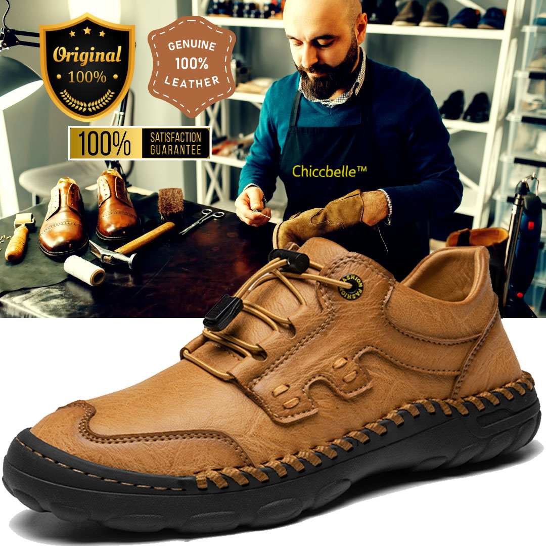 🔥LAST DAY 70% OFF🔥Men's - Genuine Leather Outdoor Loafers-Comfort & Reliable