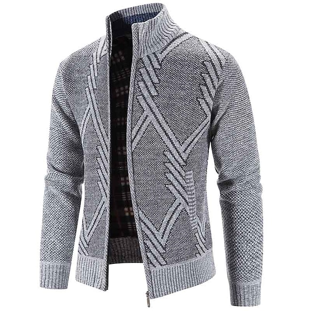 Men's Vintage Stand Collar Cashmere Jacket-Comfort & Reliable